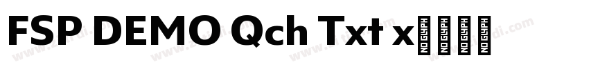 FSP DEMO Qch Txt x字体转换 FSP DEMO Qch Txt x字体转换